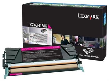 Lexmark X748H1MG - Yüksek Kapasiteli Kırmızı Toner
