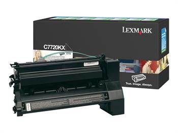 Lexmark C7720KX - Ekstra Yüksek Kapasiteli Siyah Toner