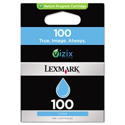 Lexmark 14N0900E - 100 Numaralı Mavi Kartuş