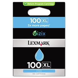 Lexmark 14N1069E - 100XL Numaralı Yüksek Kapasiteli Mavi Kartuş