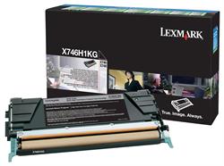 Lexmark X746H1KG - Yüksek Kapasiteli Siyah Toner