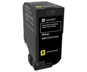 Lexmark 74C5SY0 - Sarı Toner
