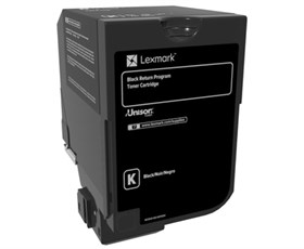 Lexmark 74C50K0 - Siyah Toner