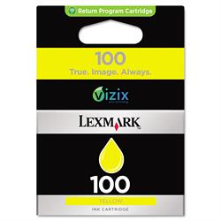 Lexmark 14N0902E - 100 Numaralı Sarı Kartuş